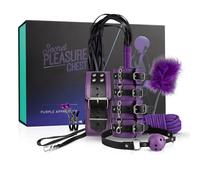 Coffret BDSM débutant·es 10 accessoires - Violet
