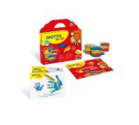 GIOTTO be-bè - Set gouache aux doigts 3x100ml + cahier activités