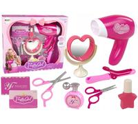 Coffret beauté pour petite dame Accessoires de coiffure + sèche-cheveux à piles