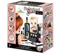 Coffret beaute professional studio make up enfant avec miroir - maquillage cosmetiques manucure - jeu d'imitation fille + carte