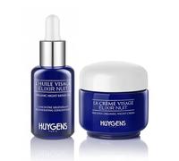 Coffret Beauté - Soins Routine Nuit - Routine Perfectrice et régénératrice - La crème & le Sérum BIO HUYGENS - 50&30ml - 99% naturelle