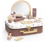 Coffret beauté - SPEEDY MONKEY - TOOPIZ - 12 accessoires en bois FSC - Valisette compacte - Dès 3 ans
