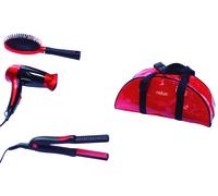 COFFRET BEAUTY HAIR AVEC PLAQUE CÉRAMIQUE + SÈCHE-CHEVEUX + BROSSE -ARM350