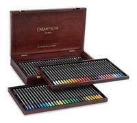 Coffret beaux-arts en bois - 80 crayons aquarellables Museum