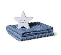 Coffret bébé : couverture à bulles blue marine, et veilleuse
