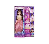 Coffret Belle multi tenue + Accessoires - Poupee Mannequin 30 cm Belle et la bete - Set Pour Disney Princesse +