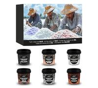 Coffret Bembo 6 sels gourmets - Sélection de sels précieux du monde - Assortiment premium pour cuisine raffinée