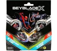 cavernedesjouets Coffret pour Beyblade 2 toupies + 2 lanceurs : pour Spiderman 3-60f et Venom 3-80n Type Attaque et défense + 1 Carte Tigre