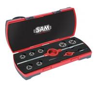 Coffret bi-matière de 7 filières et 2 porte-filières M3-M12 CF-9 SAM OUTILLAGE