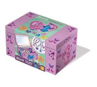 Lisciani - Kit de bijoux Disney Stitch pour enfants dès 7 ans - Boîte, perles & charms