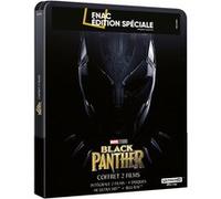 Coffret Black Panther et Black Panther : Wakanda Forever Édition Collector Spéciale Fnac SteelBook® Blu-ray 4K Ultra HD E
