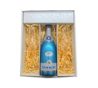 Coffret Blanc : Pommery - Champagne - Blue Sky et 2 Flûtes « carr頻 - (1x75cl)