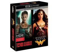 Coffret Blu-Ray 4K Héroïnes 2 films : Tomb Raider & Wonder Woman