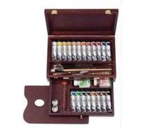 Coffret Bois 20T Acrylique Extra-Fine + Accessoires - Master Rembrandt Royal Talens 18840002 G