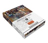 Coffret bois 30 pastels Plein air palette paysage urbain G