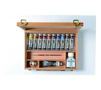 Coffret Bois Acrylique Couleurs 20ml