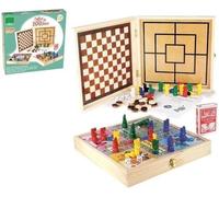 Coffret en bois de 100 jeux - VILAC - Mixte - Enfant - 5 ans et plus - 100 min - 2 joueurs ou plus - Beige