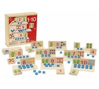 Coffret Bois J'apprends A Compter 1-10 - Quantite Et Nombre