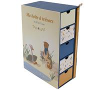 DOMIVA - COFFRET "BOÎTE À TRÉSORS" + JOURNAL DE NAISSANCE AU FIL DE L'EAU