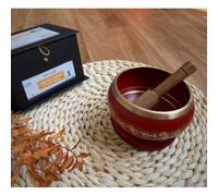 Coffret bol chantant bordeaux 12 cm