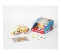 Coffret Le Bol Ramen de maitre Shiba: 1 bol ramen - 1 cuillère décorée - des baguettes - 1 livre de recettes - Coffret Japon