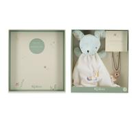 Coffret Bola Et Doudou Bleu, Blanc, Vert TU