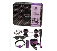 Coffret Bondage Complet Masque Fouet Corde Menottes Collier