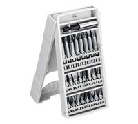 Bosch Coffret d'embouts de vissage X-Pro 2607017037 – 25 pièces Extra Hard (PH, PZ, T-Bit) Gris
