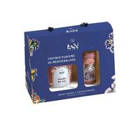 Coffret bougie et spray Rosée du Nil coton 180g