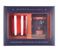 Coffret Bougie Parfumée & Cartes "Quizz" 7cm Ambre Multicolore G