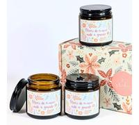 Coffret bougie parfumée Veux tu etre ma marraine | Annonce Grossesse, Cadeau marraine, Demande | 3 Bougie parfumées Cire de Soja 100% naturelle - 75H combustion | TE Whaka (Remerciements)