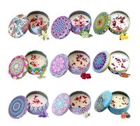 Coffret Bougies Parfumées Cadeau pour Femme Lot de 9 Bougies D'Aromathérapie en Cire de Soja Parfumée Naturelle, Bougies Parfumées pour la Maison pour Noël Thanksgiving et la Fête des Mères