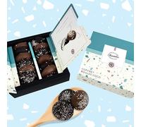 Coffret Boules Coco | Guimauve coco enrobé de Chocolat Lait et Noir | Anniversaire, Fête des Mères, Fête des Pères, Fête des Grands-Mères