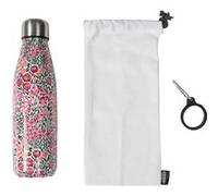 Coffret Bouteille Isotherme 50cl Motif Fleuri + Pochon + Mousqueton - MARINA - ALTOBUY Multicolore G