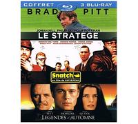 Coffret Le Stratège / Snatch / Légendes d'automne – Brad Pitt – Blu-ray – Sony