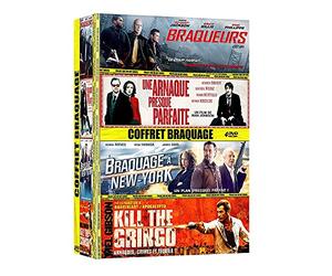 Coffret braquage 4 films : Braqueurs + Une arnaque presque parfaite + Braquage à New York + Kill the Gringo [Pack]