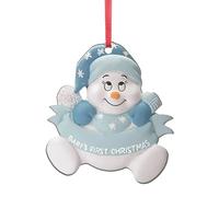 Coffret Breloques Noël - Émails Doré 3,5 Pouces - Ensemble De Décorations en Émail Dorés, Formes Bonhomme De Neige Et, Ornements Légers Et Élégants À Suspendre