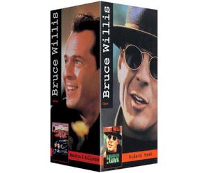 Coffret Bruce Willis 3 VHS : Piège en eaux troubles / Hudson Hawk / Meurtre à Hollywood