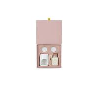 The Home Deco Factory - Coffret brûle parfum avec cire parfumée senteur fleur de ceriser rose G