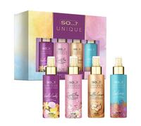 So…? Unique Mini Mist Coffret Cadeau Brume Corporelle Parfumée Pour Femme (4x50ml)