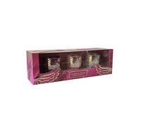 Coffret cadeau 3 bougies votives heart and home