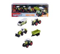 Majorette Claas, Volkswagen (VW) Claas Farm 5 Pieces Pack empoisonné modèle fini Modèle réduit d'engin agricole