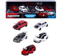 Majorette Pack de 5 voitures Golf GTI – 2 exclusifs, portes ouvrantes, échelle 1/64