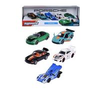 Majorette Coffret cadeau de 5 voitures jouets (Porsche)