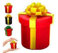 Coffret cadeau à vis emboîtables agaçant, farce amusante, puzzle de billets, coffret cadeau gigogne, jeu amusant for anniversaires, fêtes et soirées(Red+Yellow)