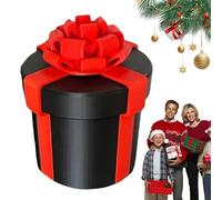 Coffret Cadeau À Vis Empilables Ennuyeux, Puzzle Financier 3D Imprimé Continu Pour Surprise De Noël, Boîte À Prank Amusante Avec Fermeture À Vis, Idée Cadeau Humour Pour Anniversaire Et Fête