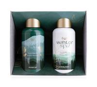 Coffret cadeau Accentra WINTER SPA, comprenant un gel douche et une lotion pour le corps, parfum : Fresh Pine & Winter Berries, cadeau de Noël pour femme, vert