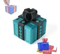 Coffret Cadeau Agaçant Avec Rangement À Visser, Boîte À Puzzle À Visser, Décorations De Bureau De Noël for Le 1er Avril, Cadeaux Amusants Et Attrayants, Cadeaux De Puzzle À Faire Soi-même(D)