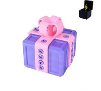 Coffret cadeau agaçant avec vis, coffret cadeau humoristique imprimé en 3D avec vis, le cadeau gag parfait for toutes les occasions, anniversaire, Noël(Purple Pink)