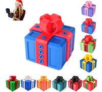 Coffret Cadeau agaçant, Jouet à vis 3D Amusant, Coffret Cadeau farces et attrapes pour Adultes, pour Majeur, Argent, Cartes-Cadeaux et Surprises pour Anniversaire, Noël, Halloween (Blue and Red)